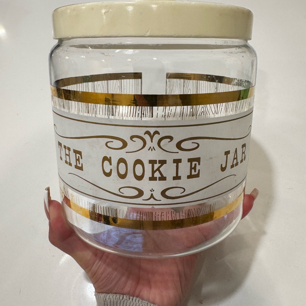 Vintage Pyrex Glass Cookie Jar